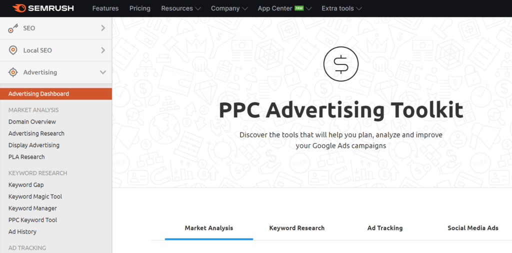 SEMRush PPC image