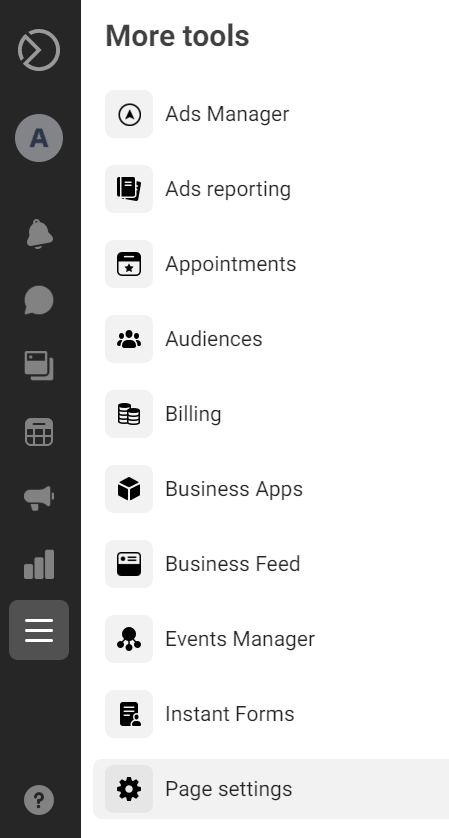 Business settings image